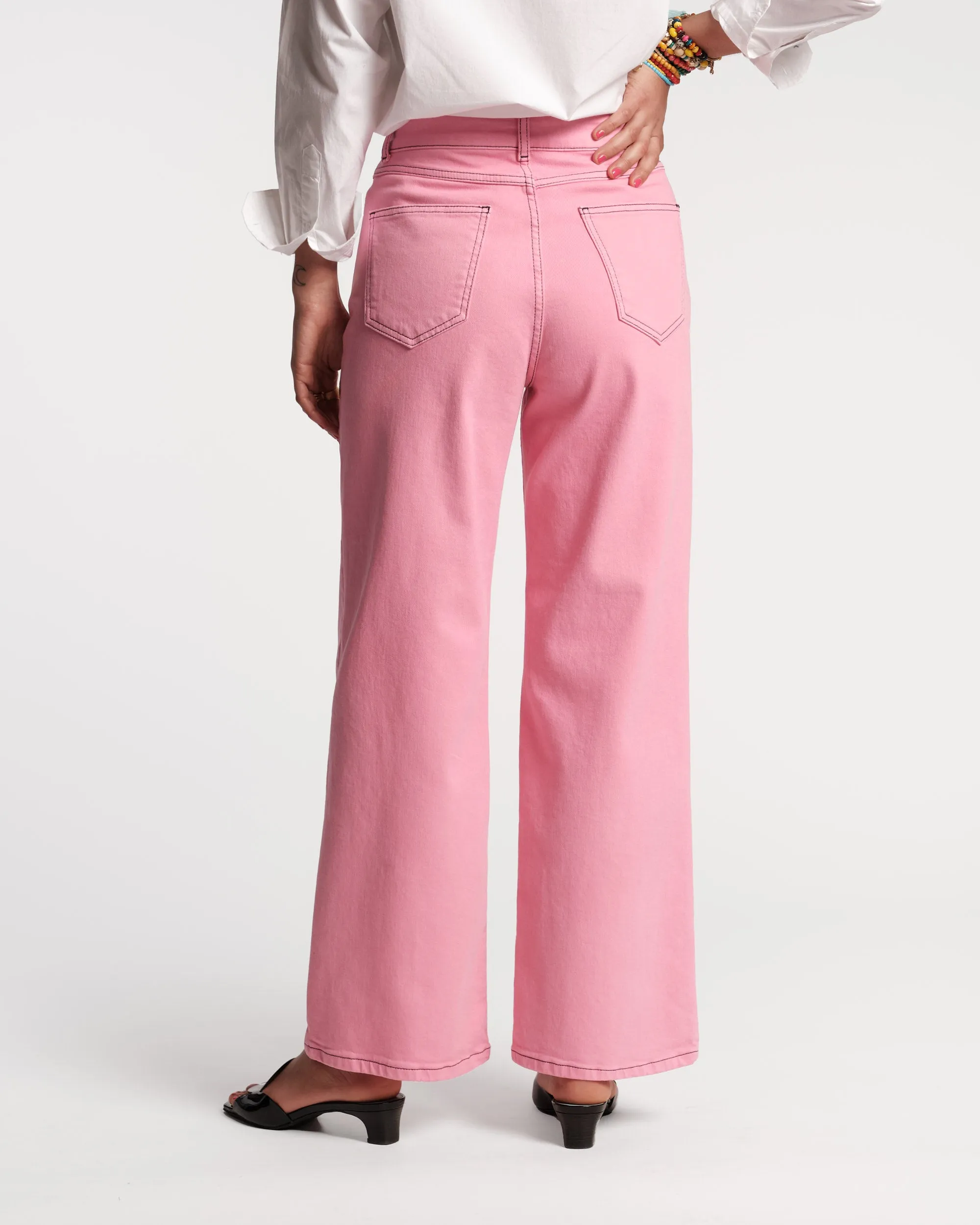 Clean Style Ace Jean Stretch Denim - Pink