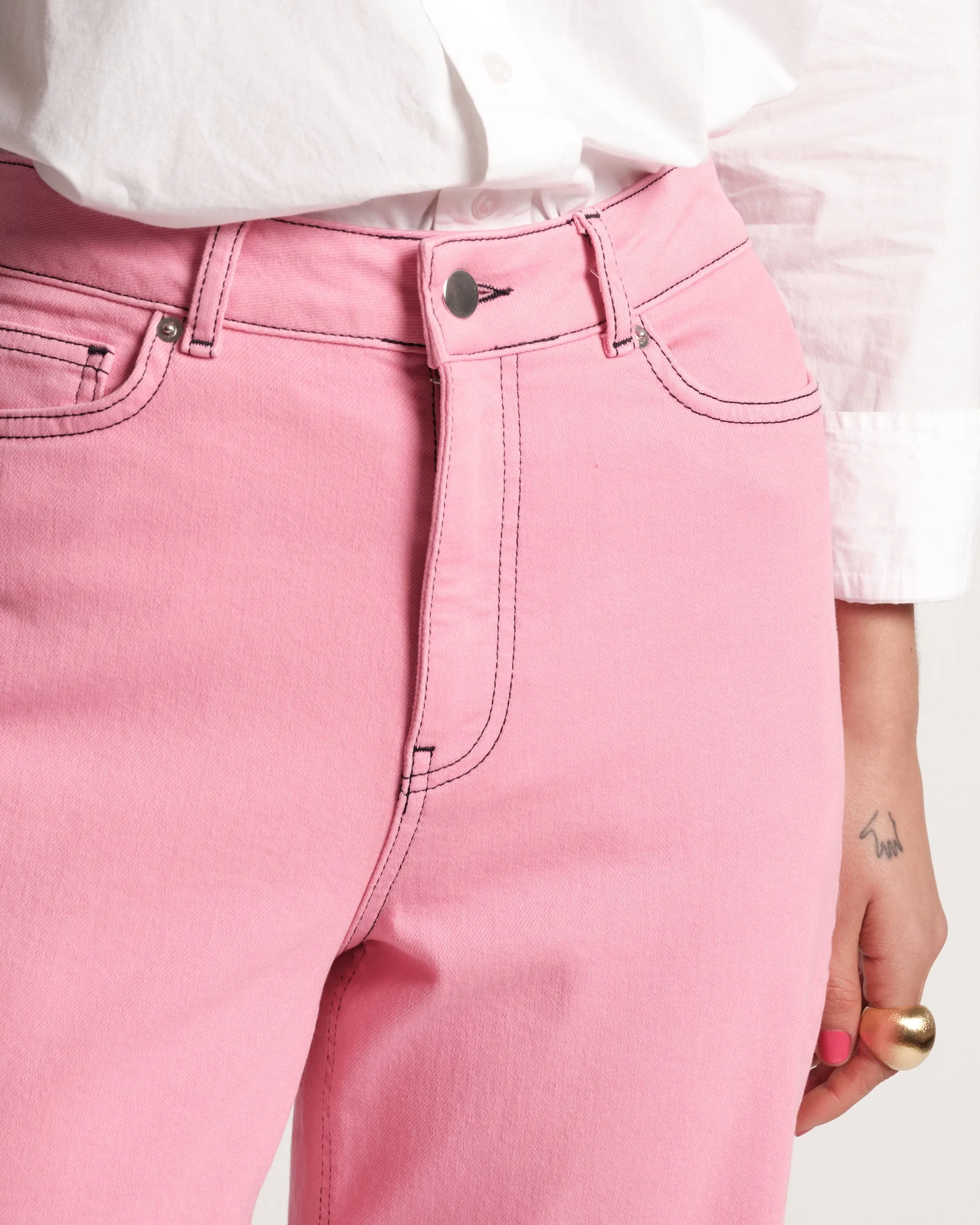 Clean Style Ace Jean Stretch Denim - Pink