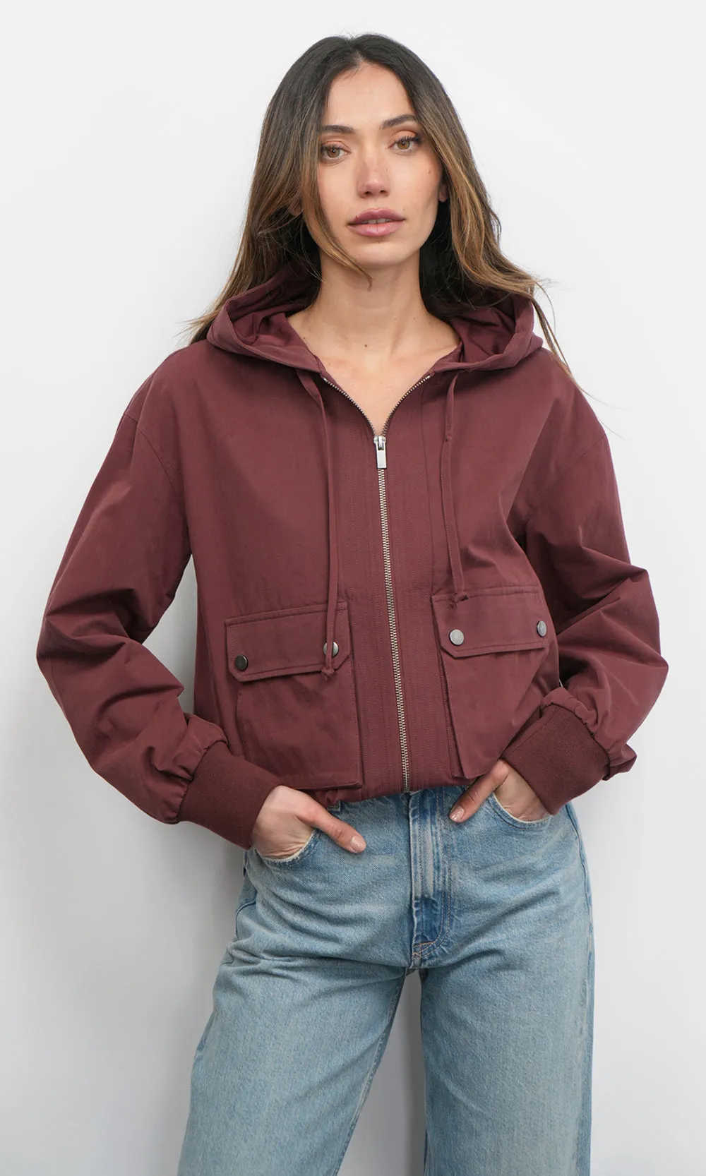Grant Twill Hooded Jacket G258J1810