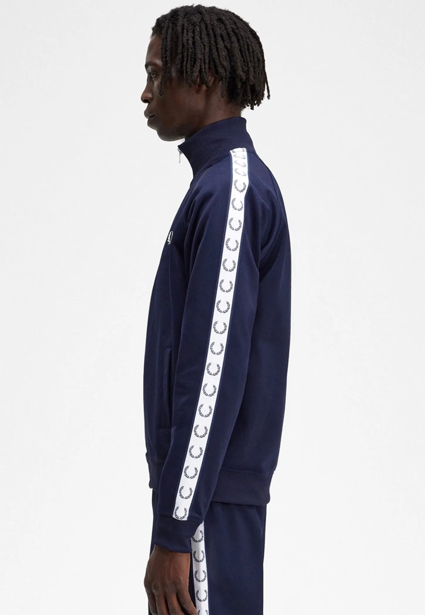 Cleats Fred Perry - Taped Track Carbon Blue - Track Jacket