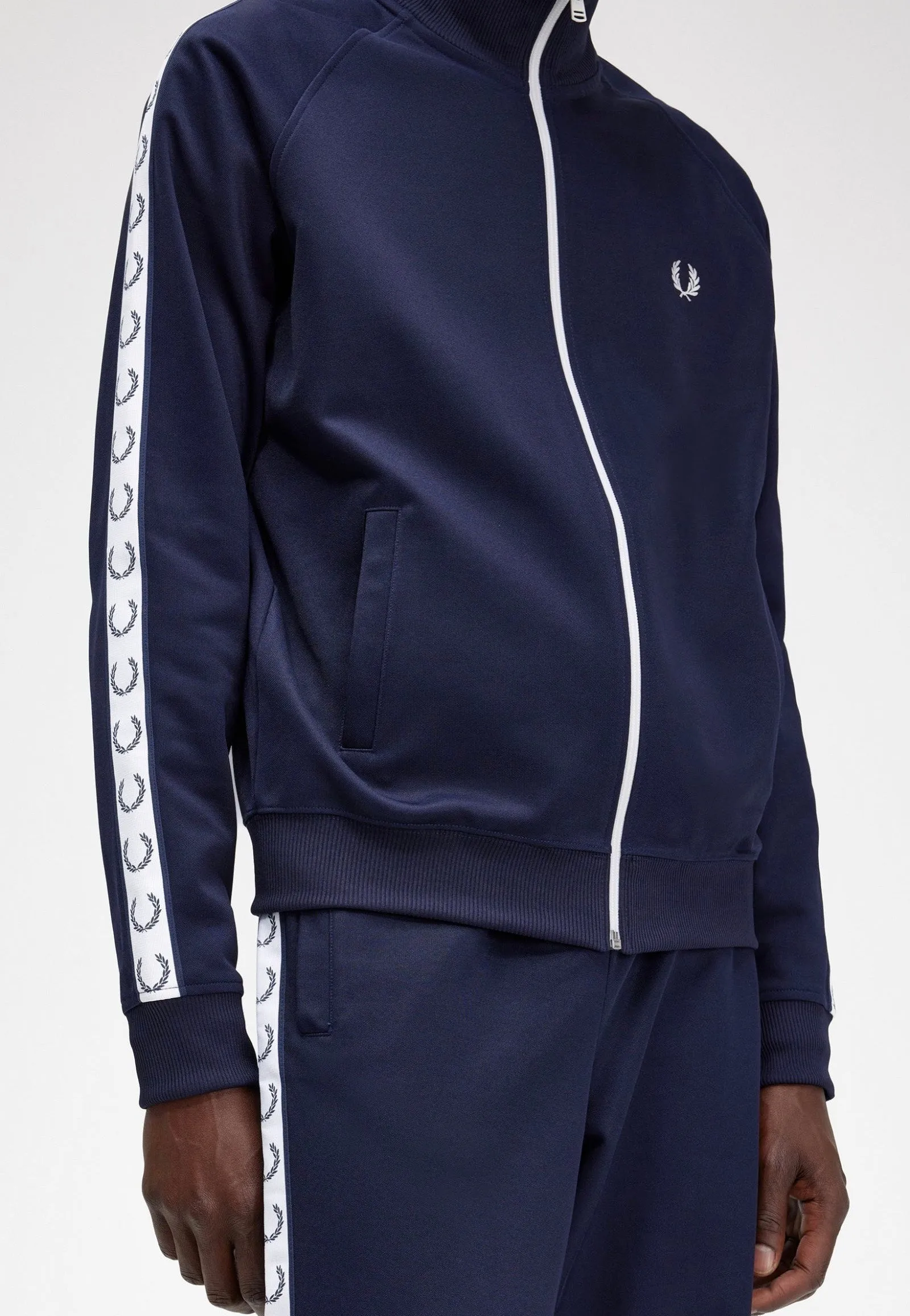 Cleats Fred Perry - Taped Track Carbon Blue - Track Jacket