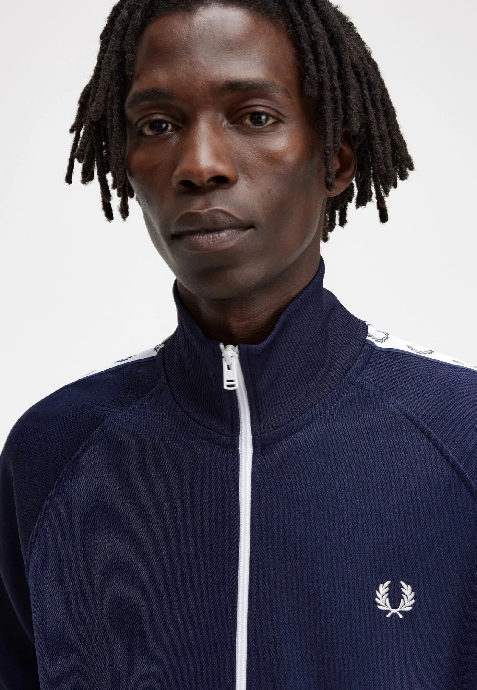 Cleats Fred Perry - Taped Track Carbon Blue - Track Jacket