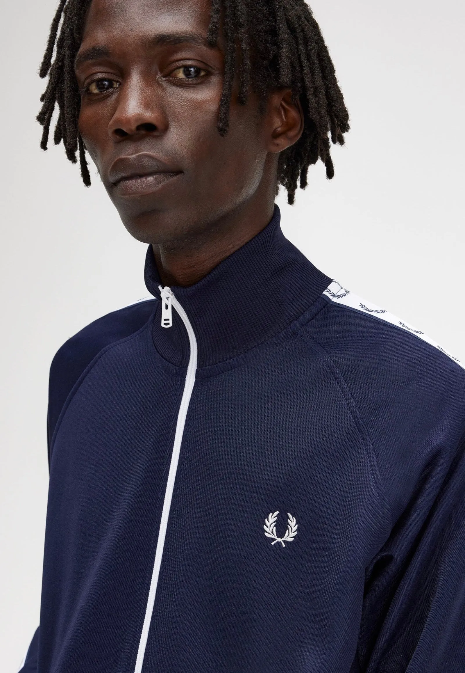Cleats Fred Perry - Taped Track Carbon Blue - Track Jacket