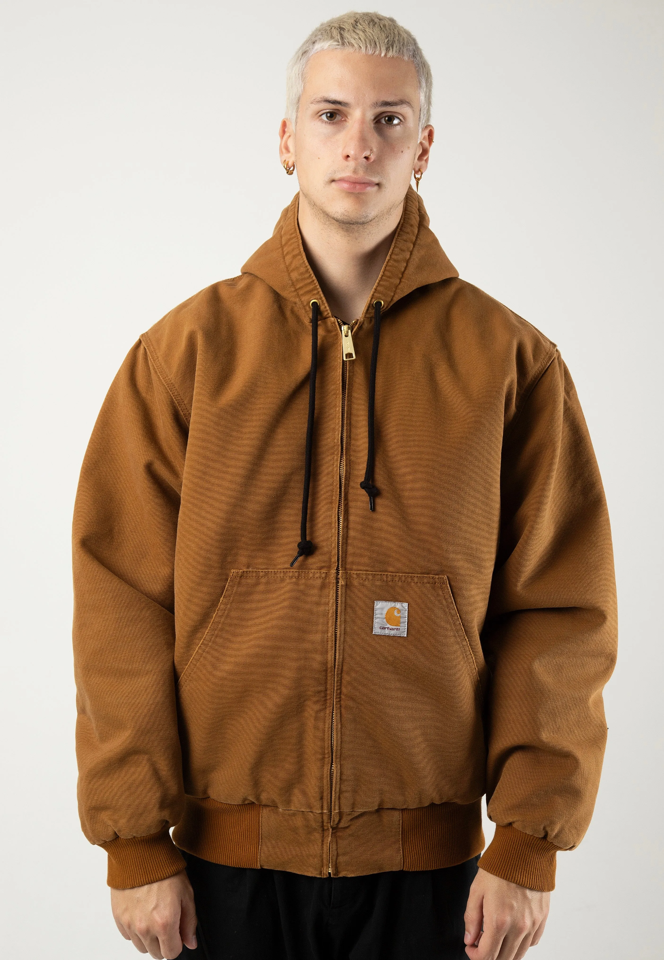 campfire Water Resistant Carhartt WIP - Og Active Aged Canvas Deep H Brown - Jacket