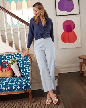 Coleman Pant - Stripe Seersucker Air Circulation