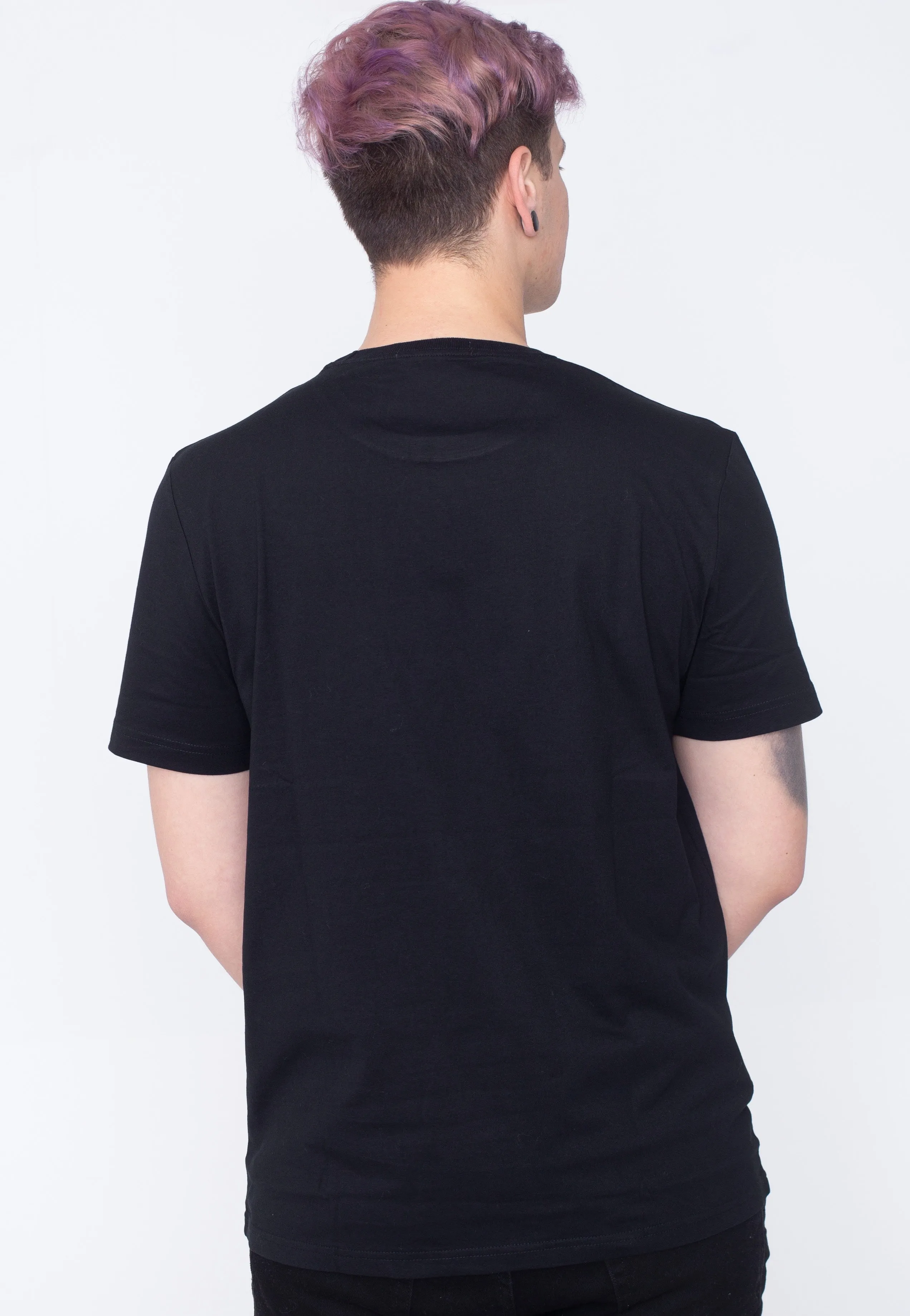 Collar design Fred Perry - Crew Neck Black - T-Shirt