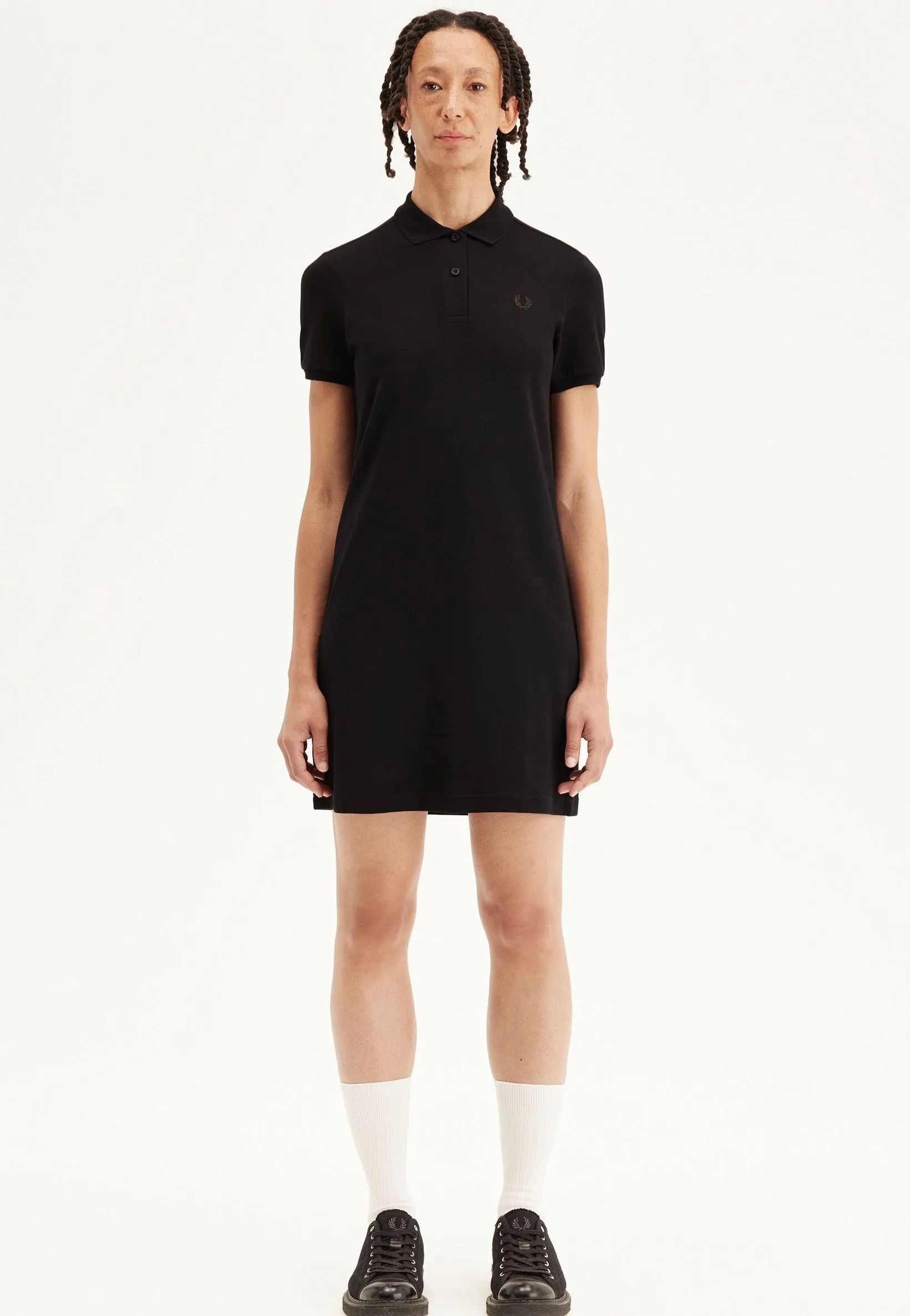 Collared Style Fred Perry - The Fred Perry Black/Court Green - Dress