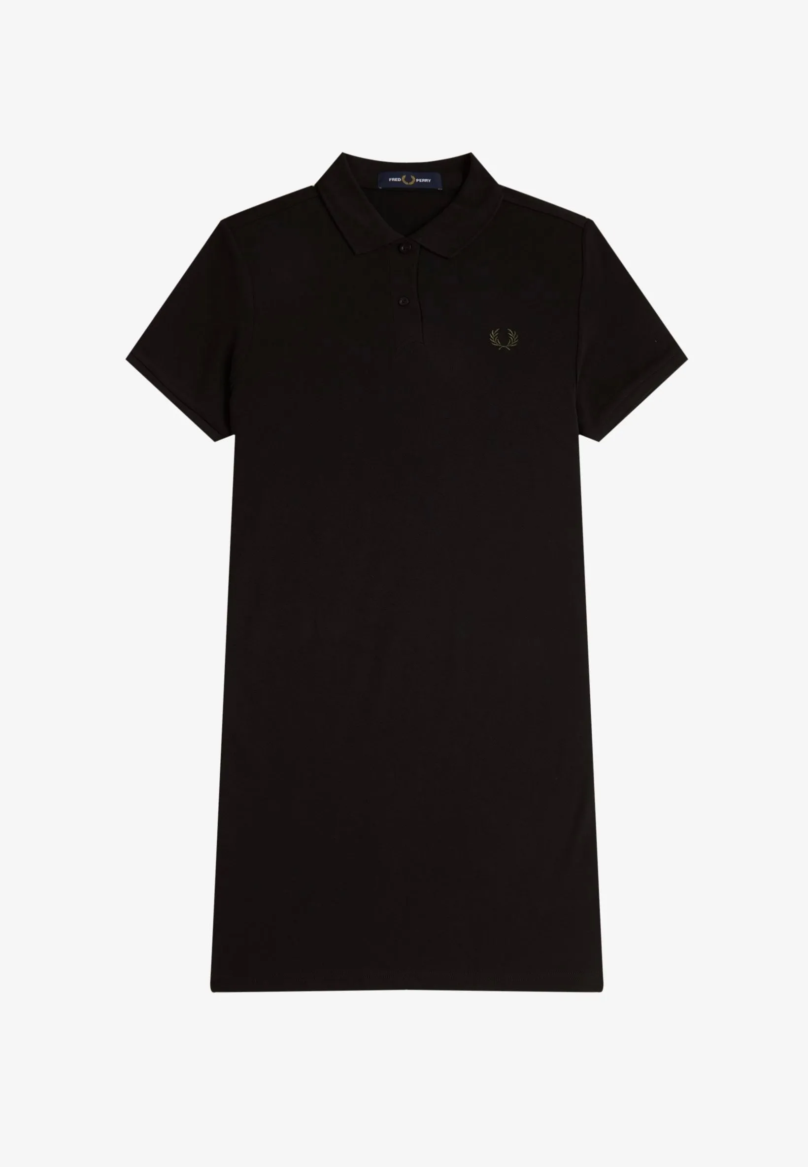 Collared Style Fred Perry - The Fred Perry Black/Court Green - Dress