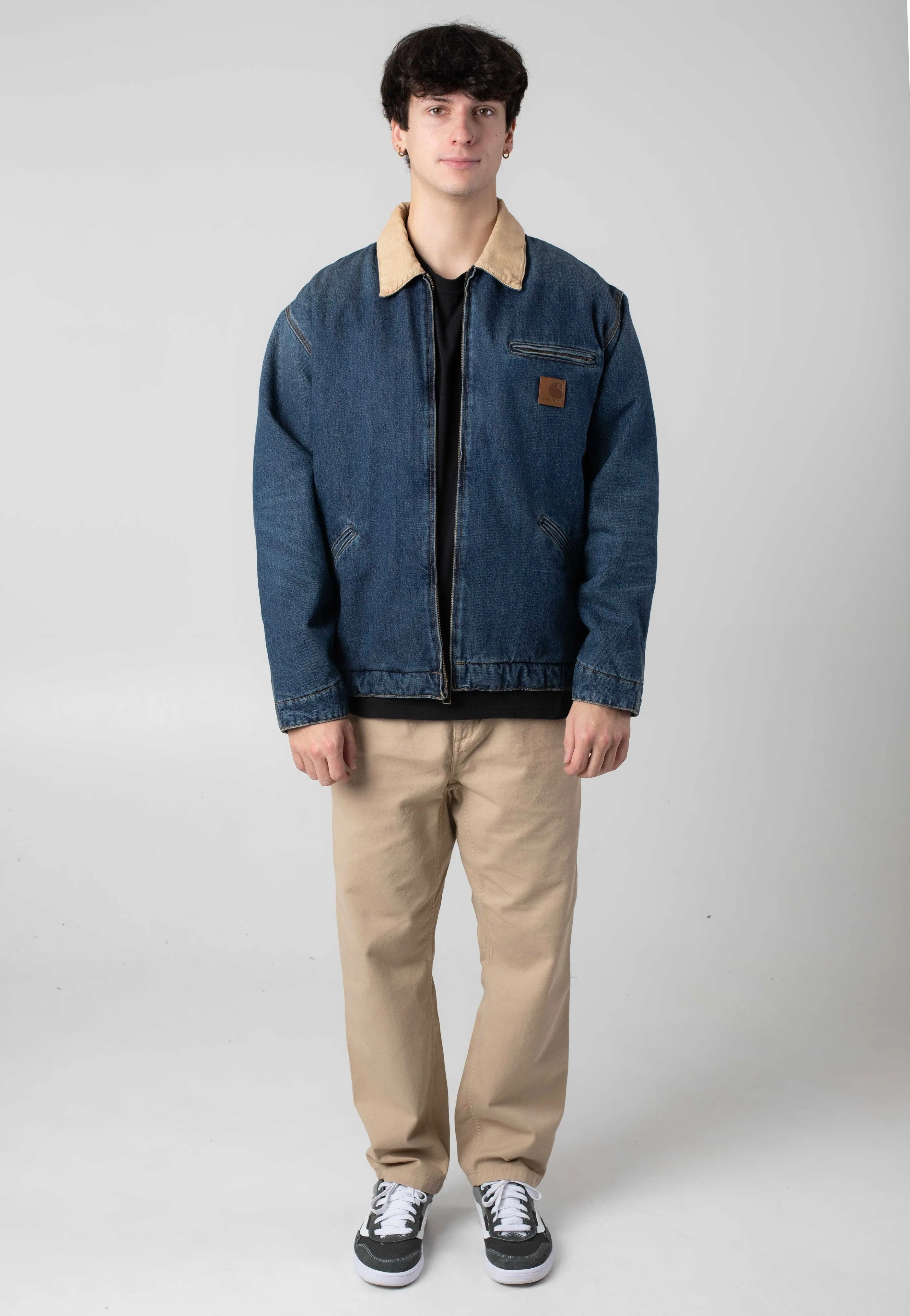 Packable Layer Picture Carhartt WIP - OG Detroit Worn Used Wash Blue/Dusty H Brown - Jacket