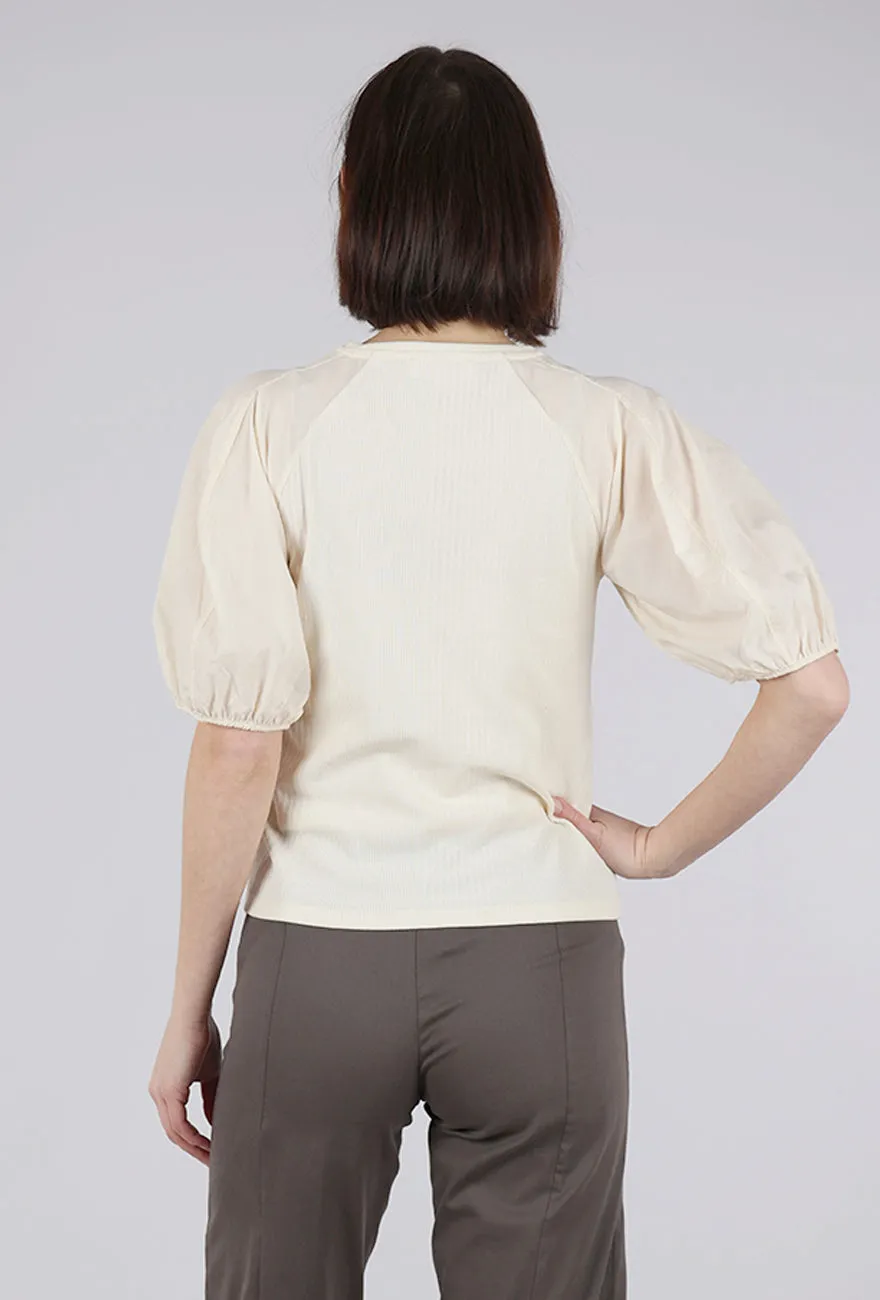Combo Cottons Top, Cream Effortless Style