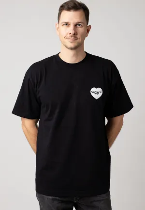 Daily Favorite Carhartt WIP - Heart Bandana Stone Washed Black/White - T-Shirt