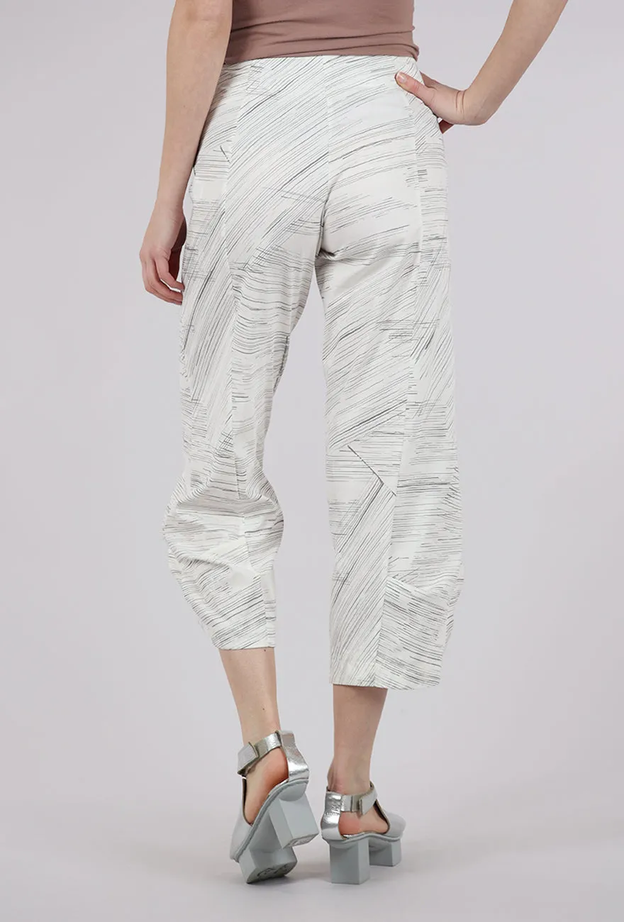 Comfortable Design Sheriff Print Pant, Quail Laguna