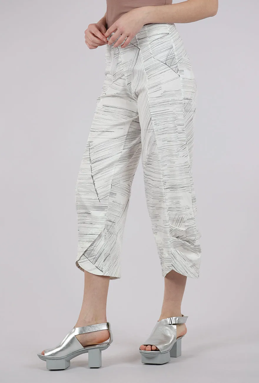 Comfortable Design Sheriff Print Pant, Quail Laguna