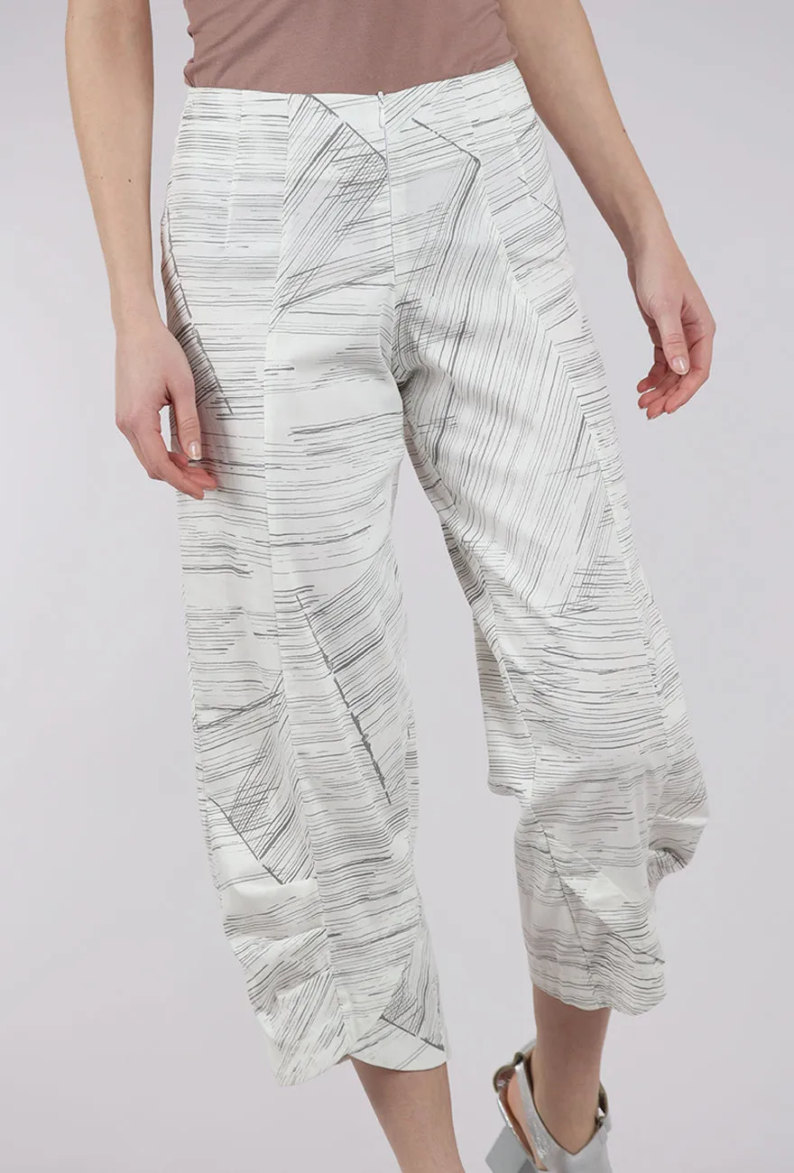 Comfortable Design Sheriff Print Pant, Quail Laguna