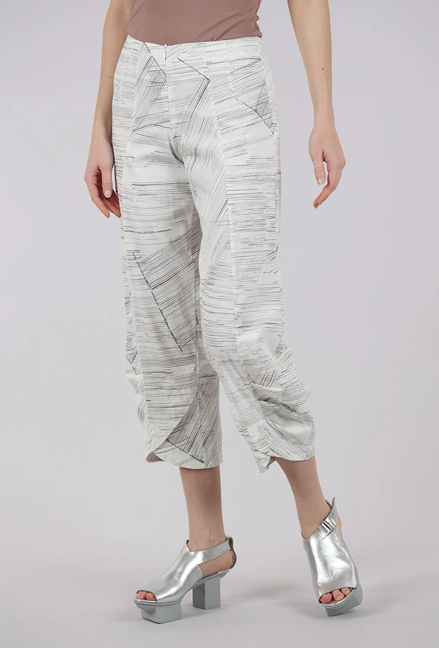 Comfortable Design Sheriff Print Pant, Quail Laguna