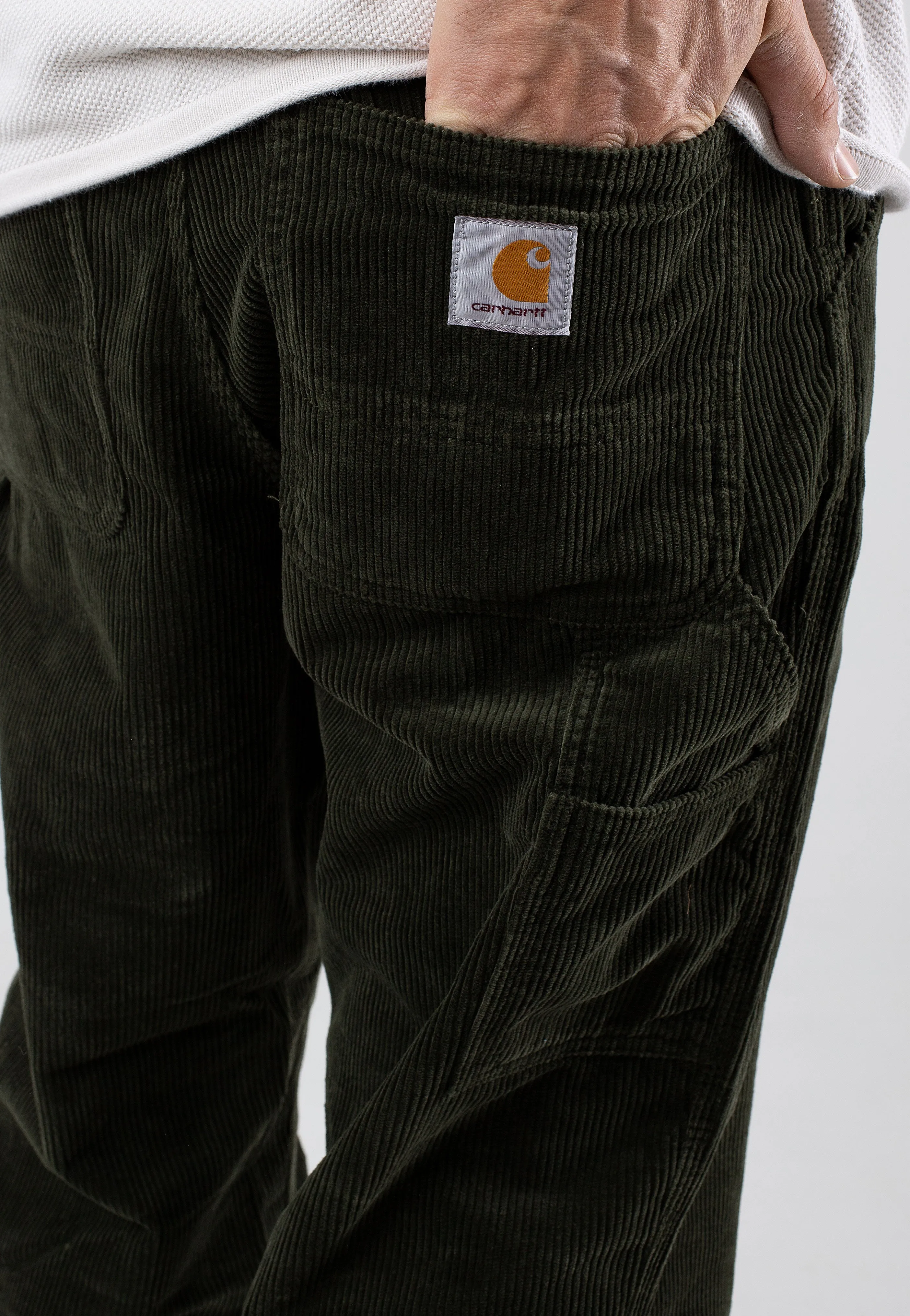 Comfortable Fabric Carhartt WIP - Single Knee Rinsed Plant - Pants