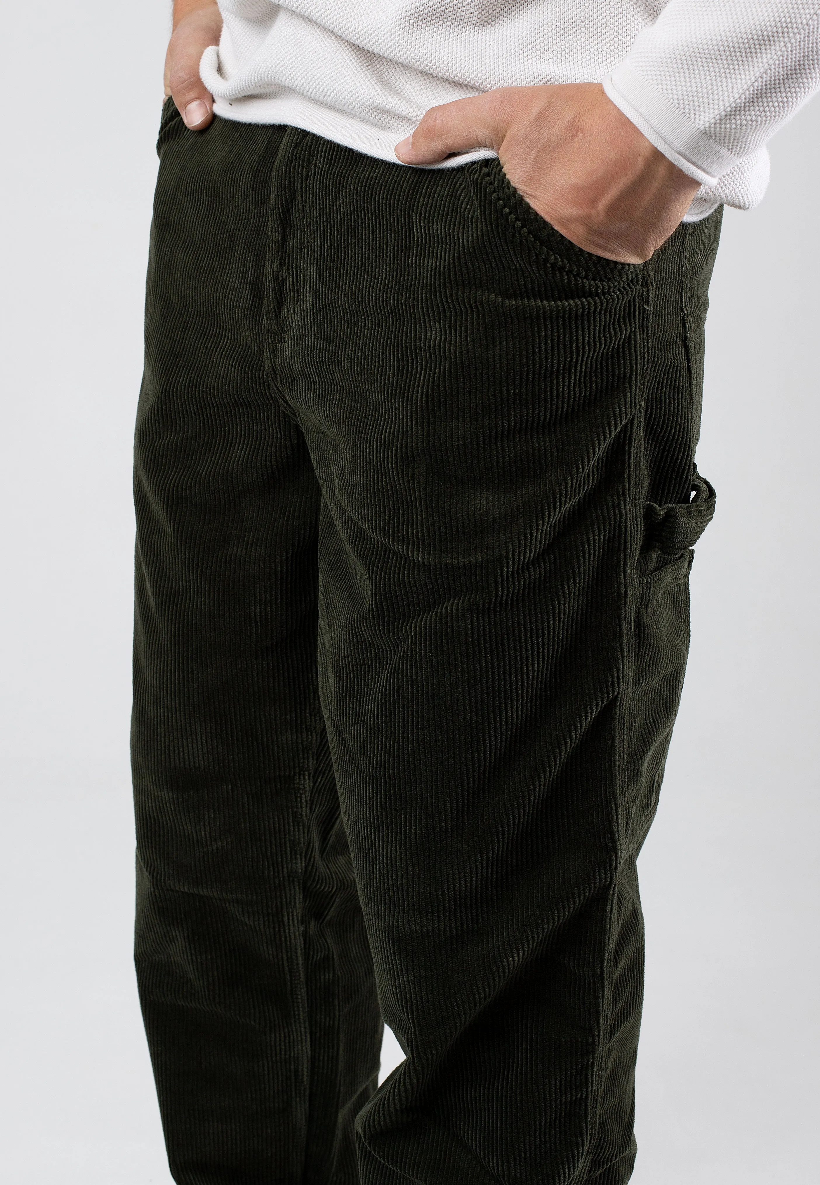 Comfortable Fabric Carhartt WIP - Single Knee Rinsed Plant - Pants