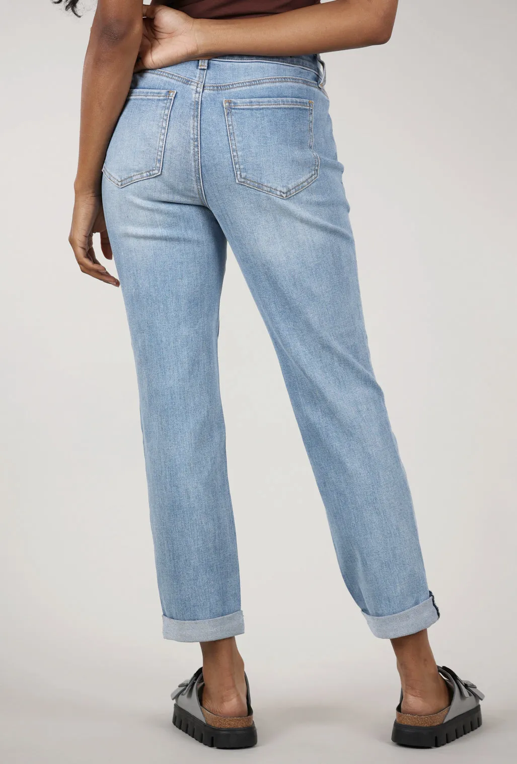Comfortable Feel Margot Girlfriend Jean, Corfu Blue