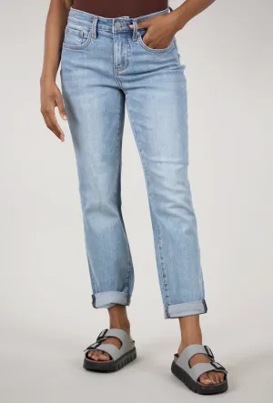 Timeless Utility Margot Girlfriend Jean, Corfu Blue