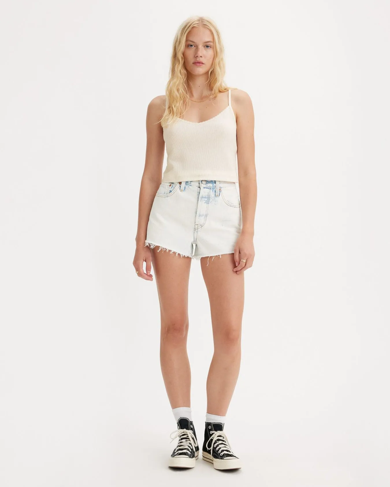 Levi's Womens 501 Original Shorts - Snow Pic | Levi's Shorts | JEANSTORE
