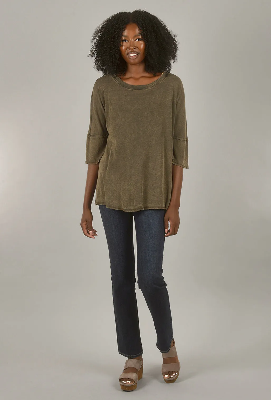 Comfortable Material Ruby Straight Denim, Night Breeze