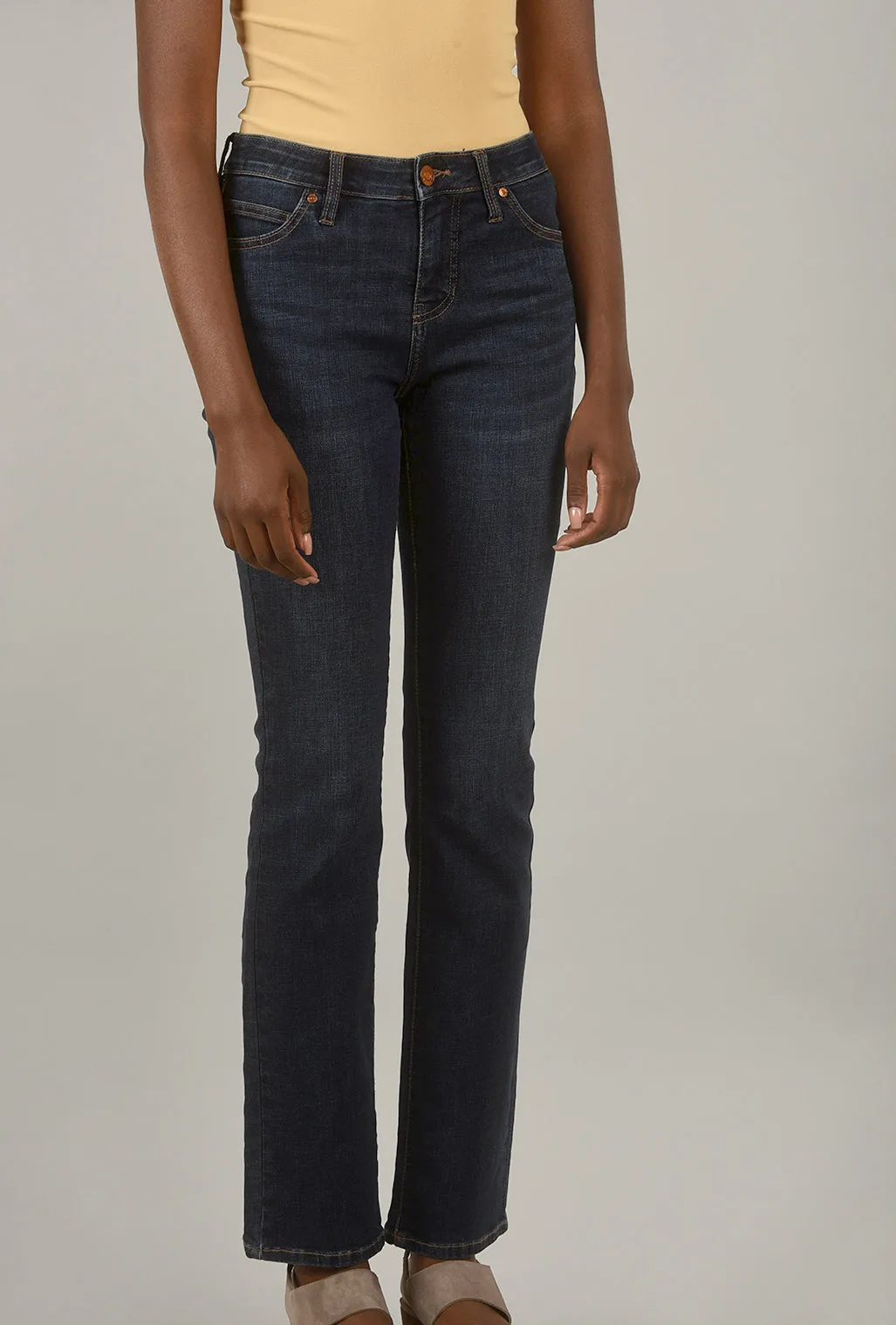 Comfortable Material Ruby Straight Denim, Night Breeze