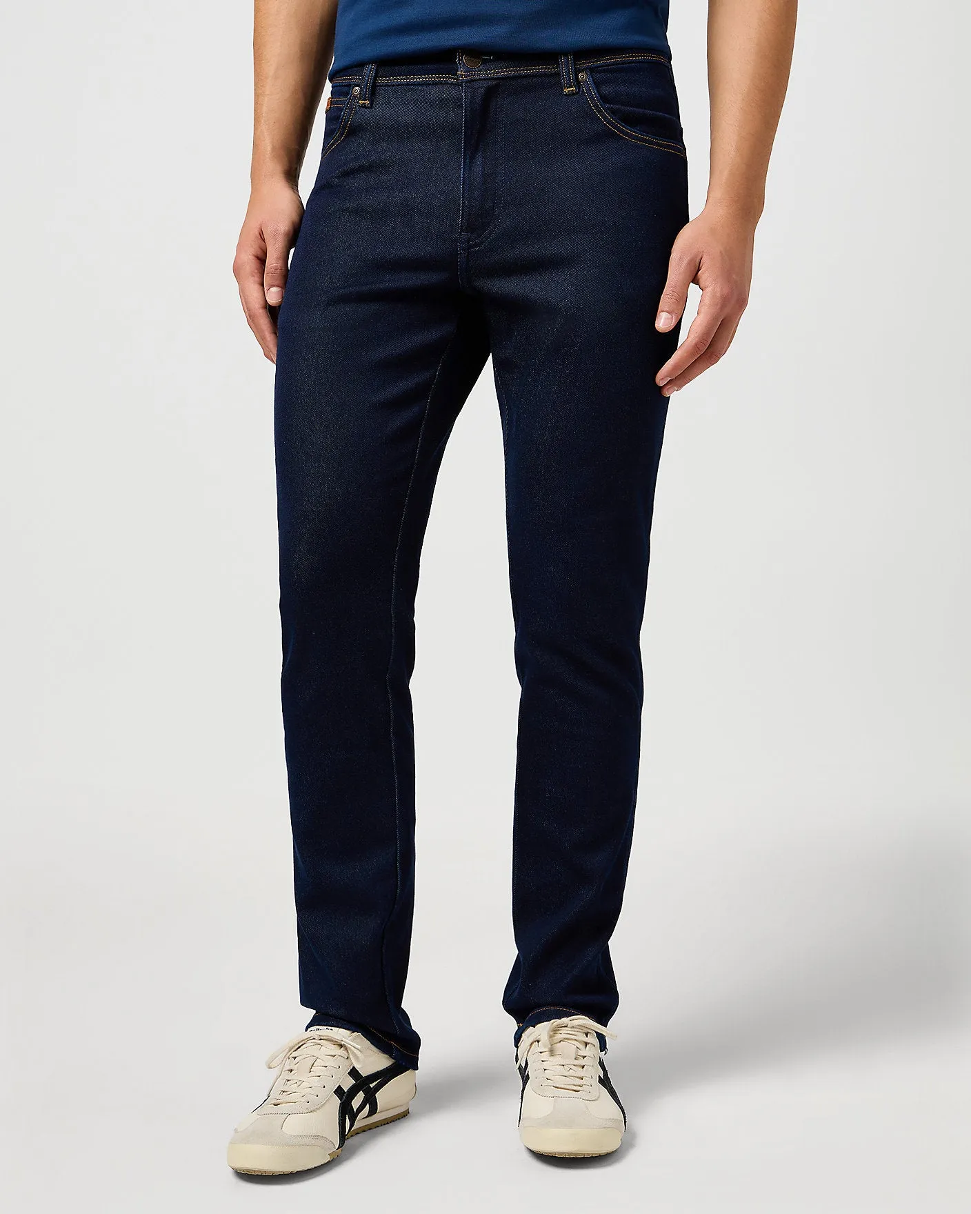 Wrangler Texas SLIM Epic Soft Lightweight Mens Jeans - Moonlight Rinse | Wrangler Jeans | JEANSTORE