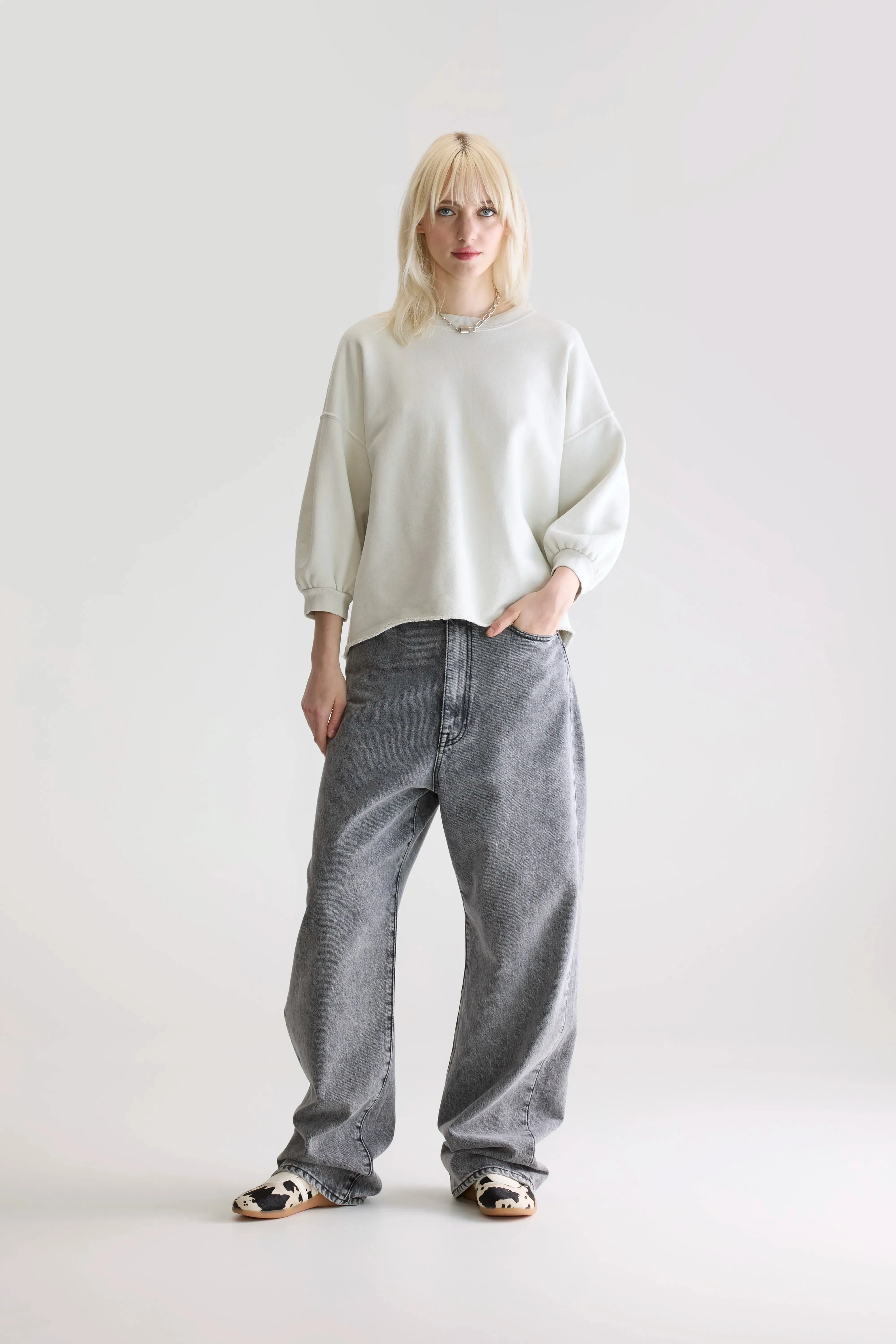 Comfy clothing Vicske crewneck sweatshirt (252 / W / NUAGE)