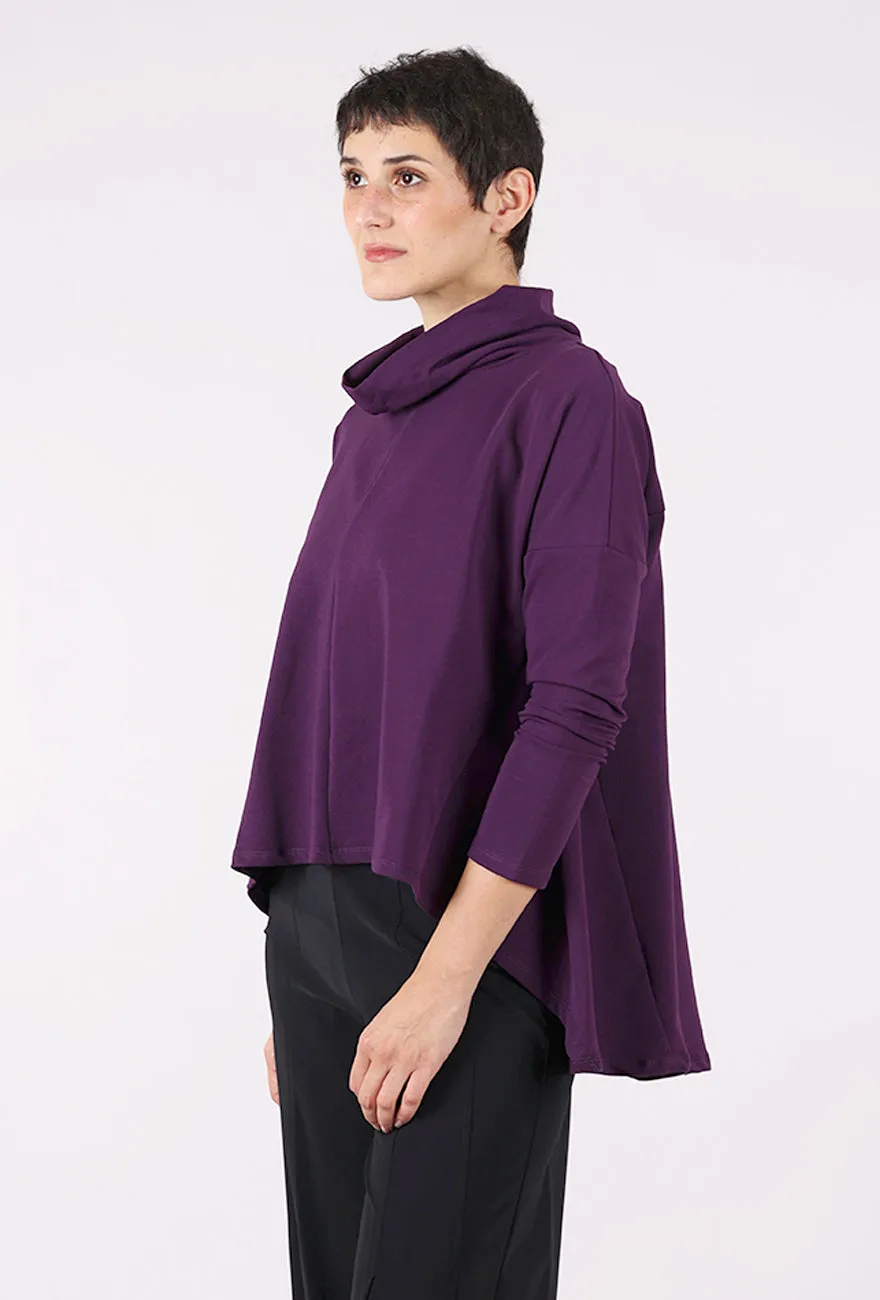 Comfy Design Francesca Top, Grape
