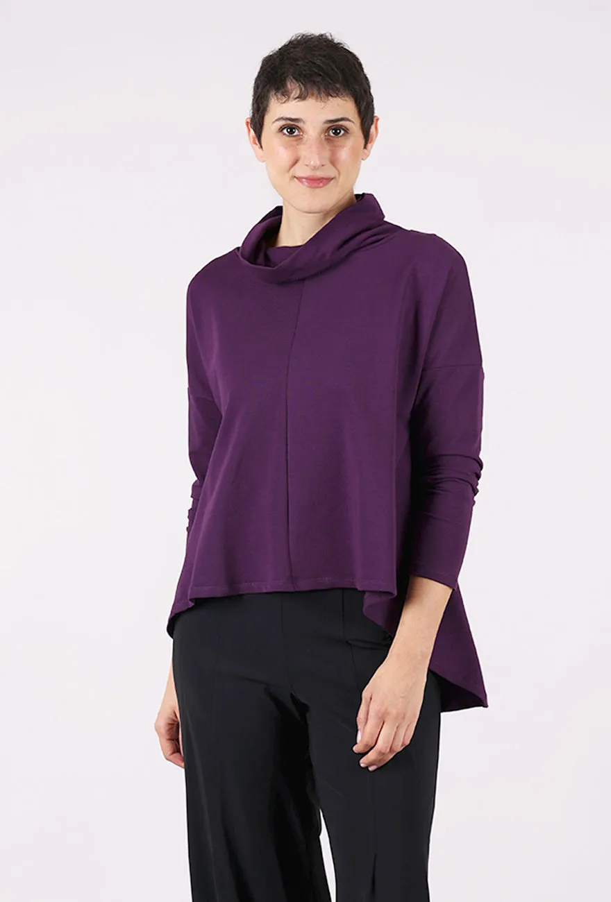 Comfy Design Francesca Top, Grape