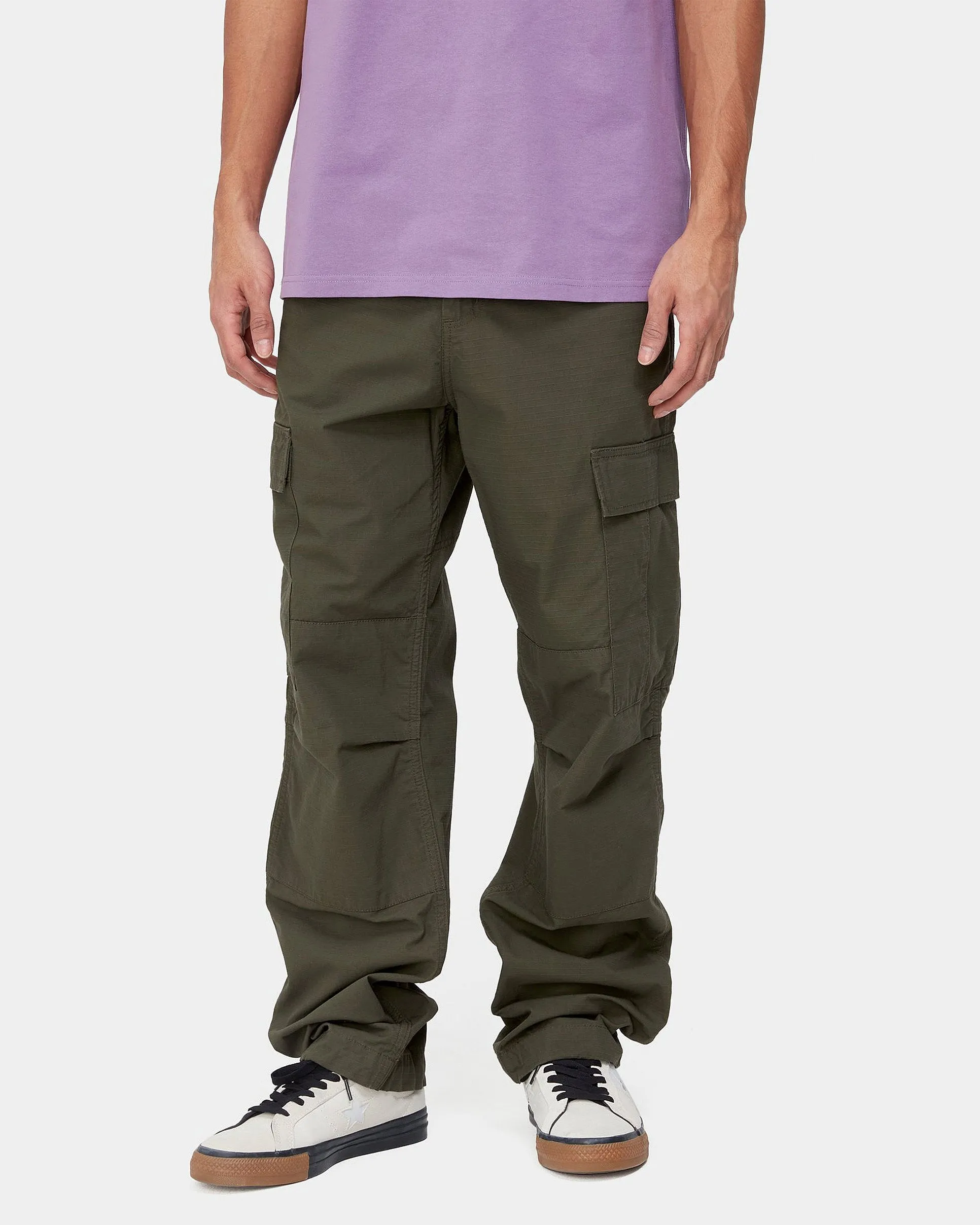 Carhartt WIP Regular Cargo Pant - Cypress Rinsed | Carhartt WIP Chinos & Non-Denim Pants | JEANSTORE