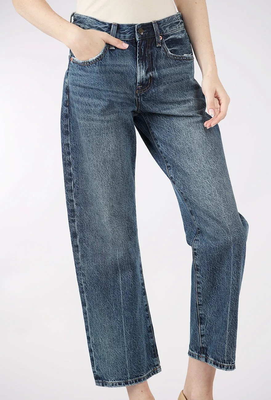 Comfy Waist Lexi Mid Rise Bowed Straight, Artisan