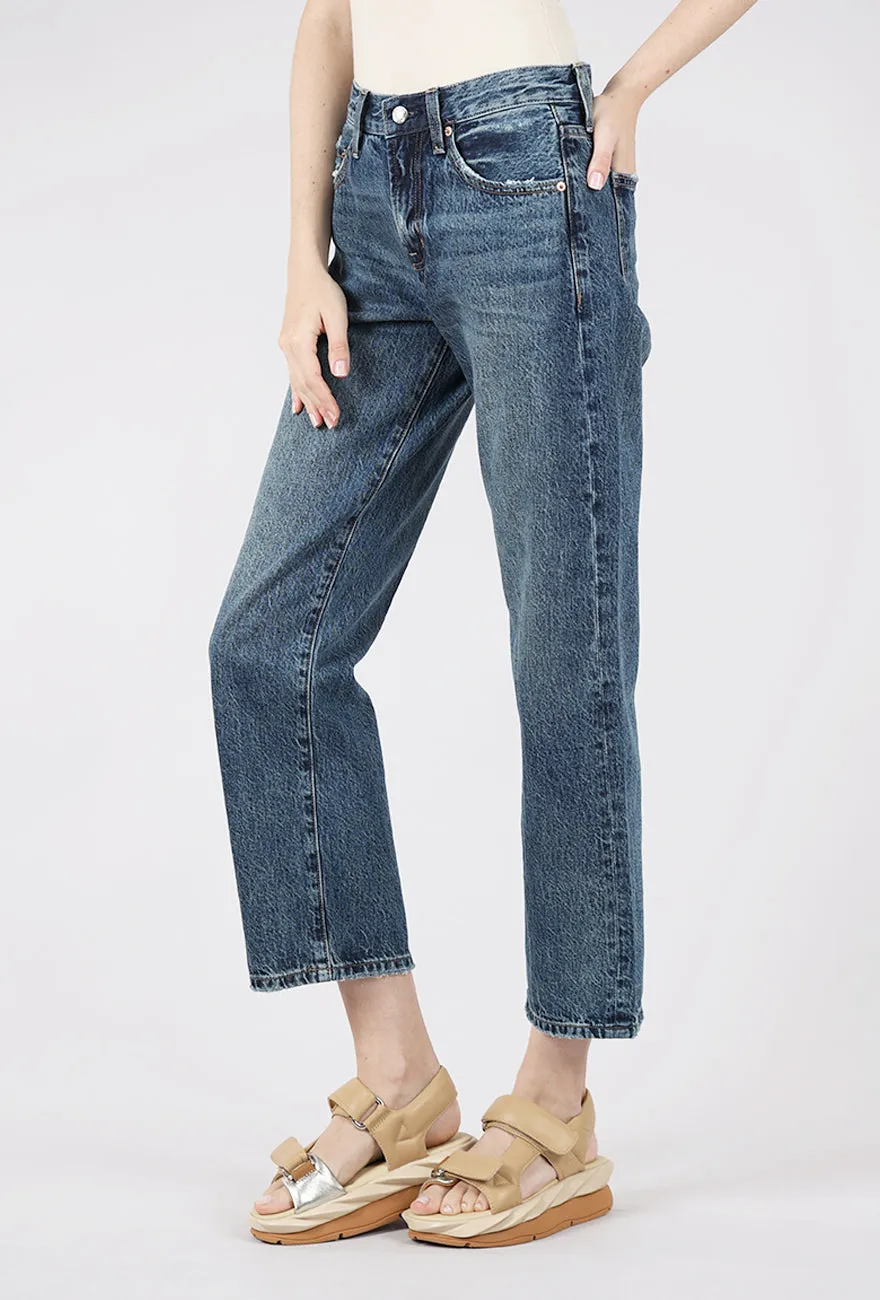 Comfy Waist Lexi Mid Rise Bowed Straight, Artisan