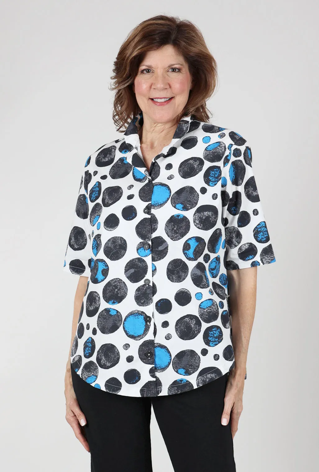 Printed design Workwear Style Conquer Shirt, Outline Print