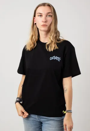 Light and Fresh Outdoor Outfit Style Carhartt WIP - W' Amour Black/Misty Sky - T-Shirt