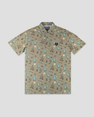 Spring Ball Cactus (Tan) - Four Hitter Polo Fashionable Fit