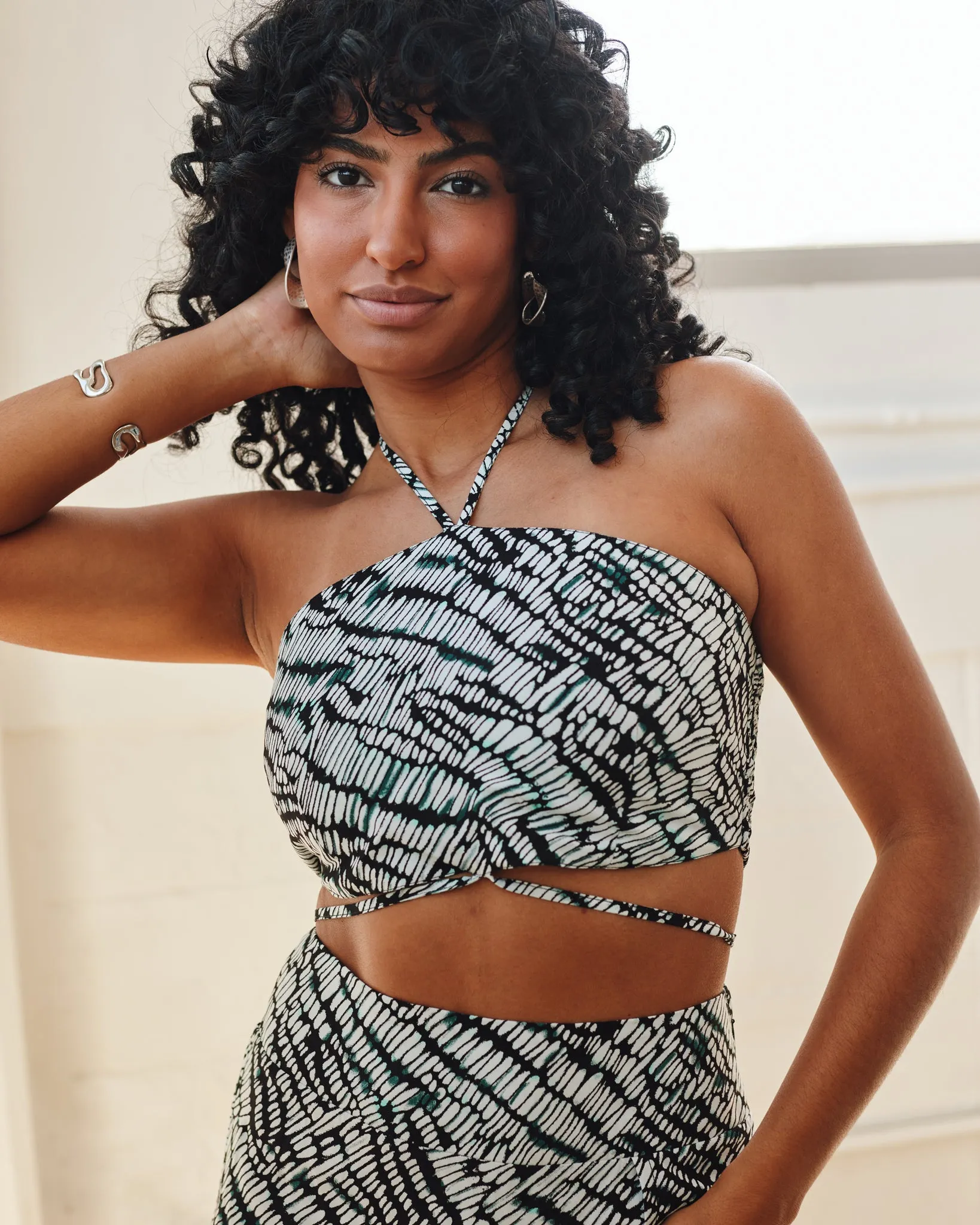 Cool Fabrics Trian Crop