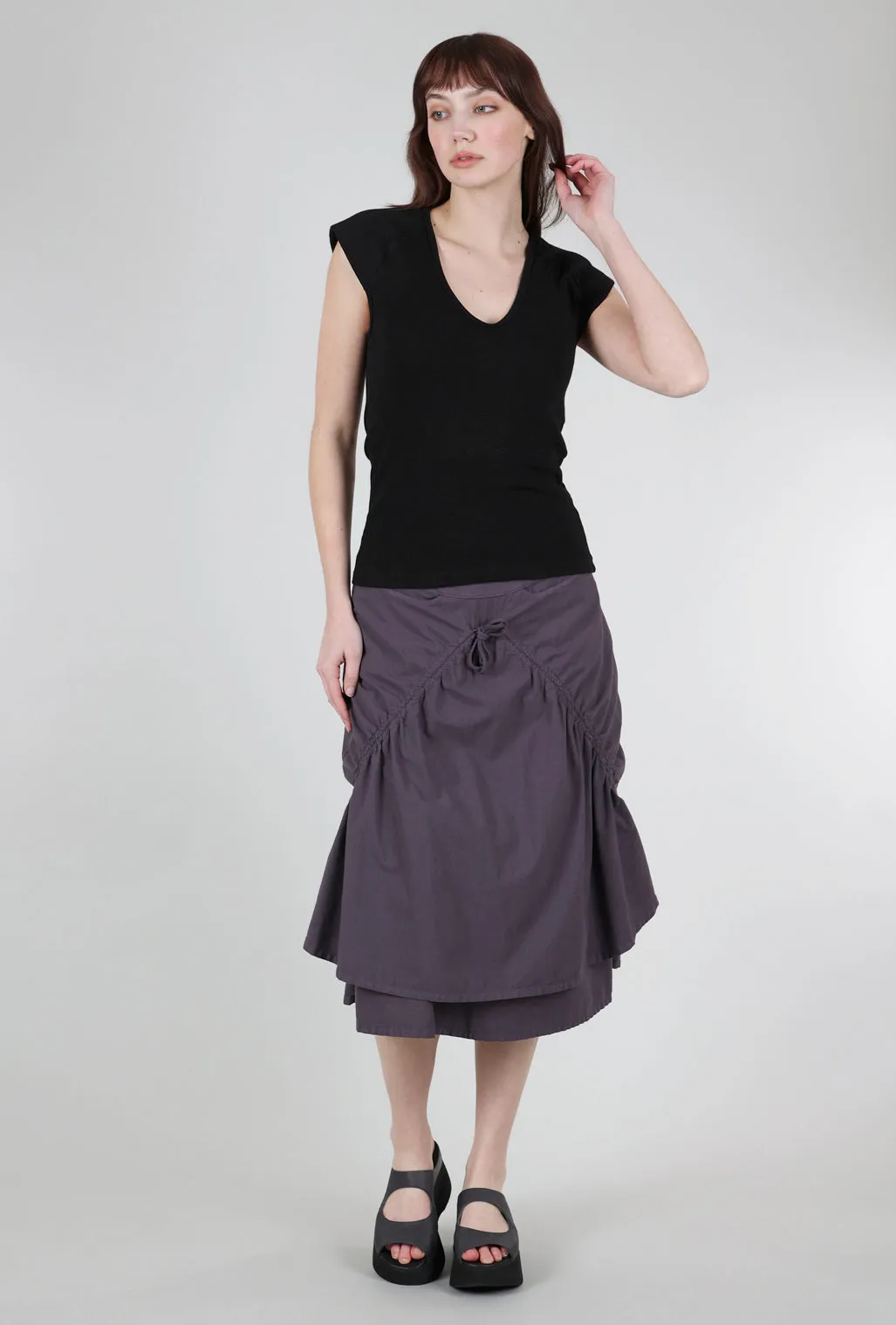 Cool Touch Strong Shoulder Top, Black