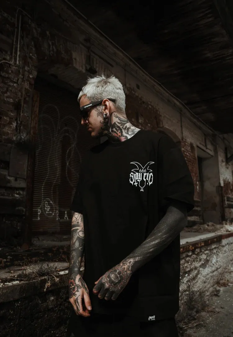 Cool Vibes Stay Cold Apparel - Church Burner Crew Black - T-Shirt