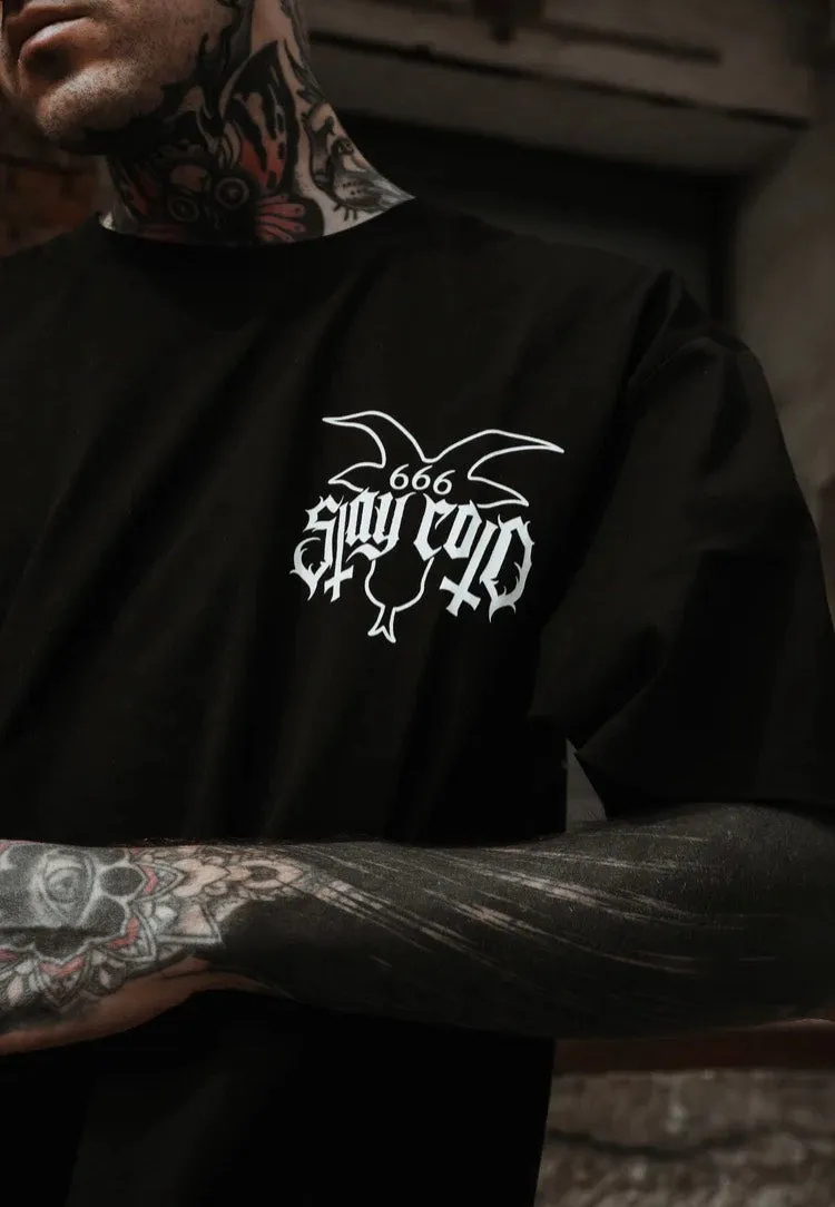 Cool Vibes Stay Cold Apparel - Church Burner Crew Black - T-Shirt