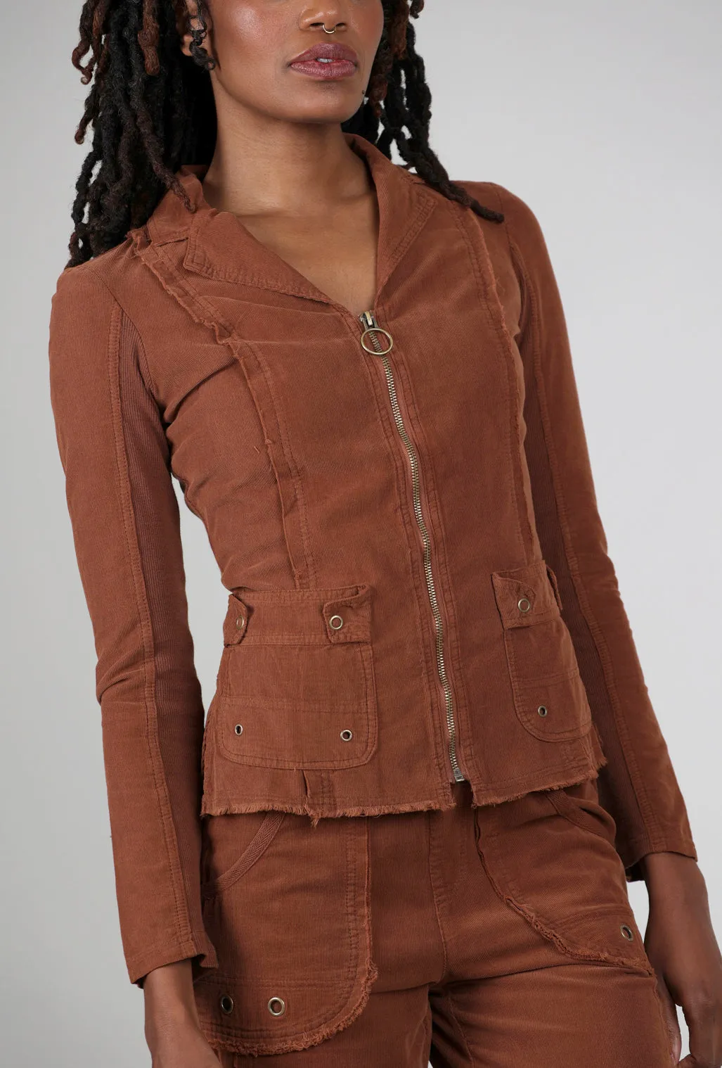 Cord Raphael Blazer, Rust Heavy - duty