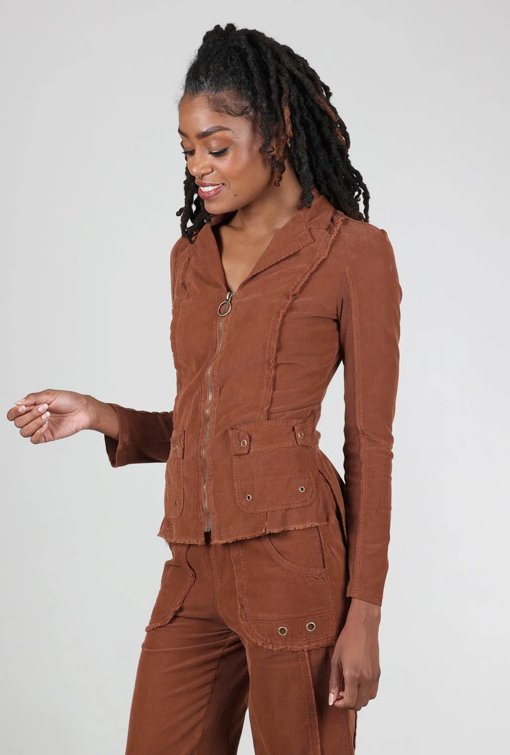 Cord Raphael Blazer, Rust Heavy - duty