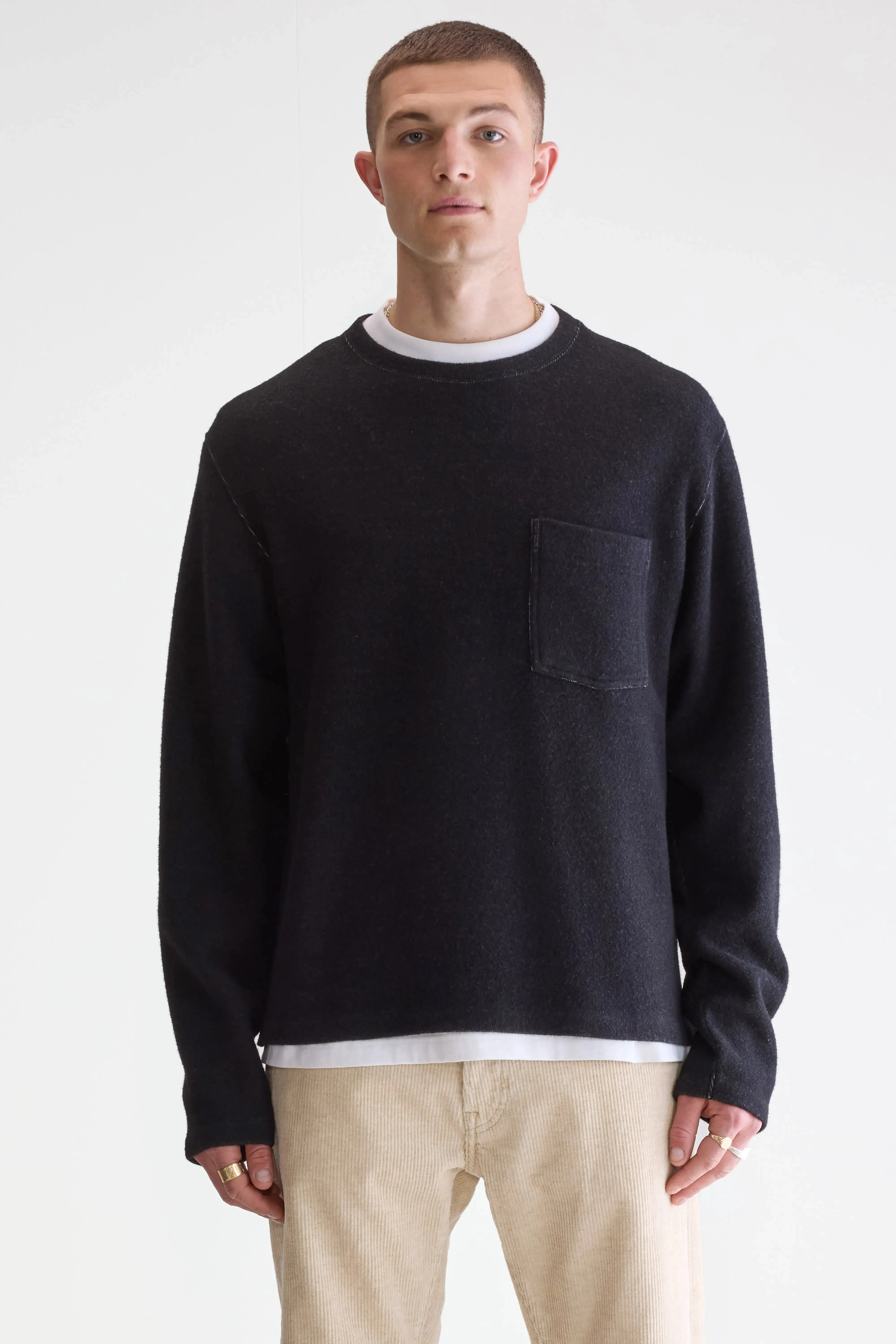 Core Smart Velo crewneck sweatshirt (252 / M / BLACK)
