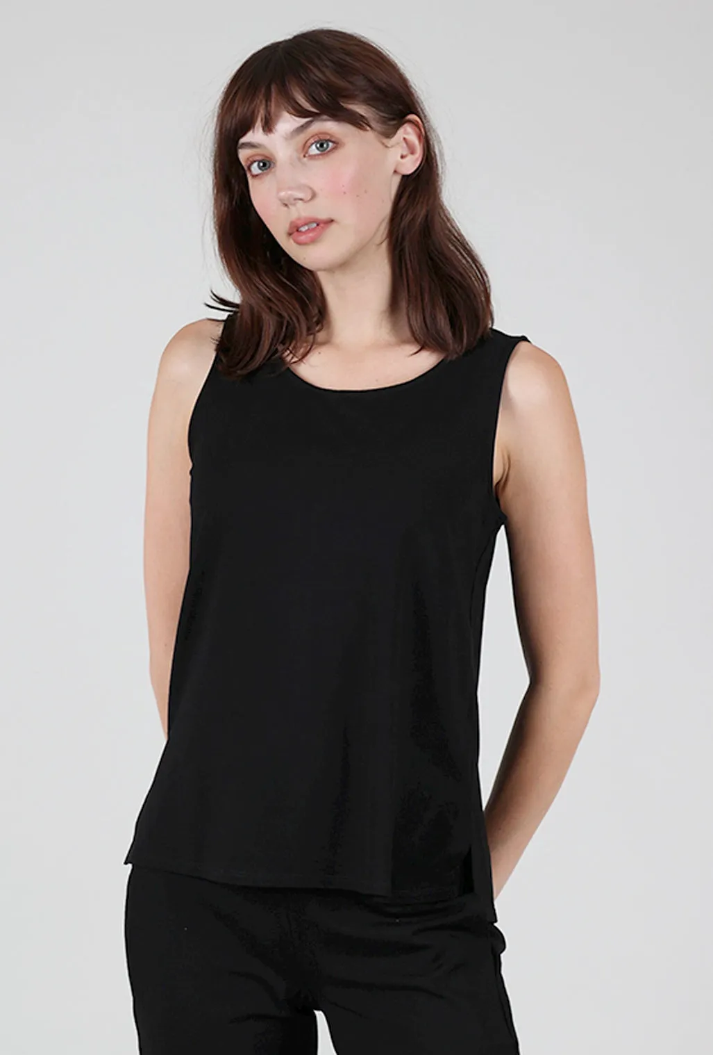 Feminine Appeal Core Travel Easy Tank, Black