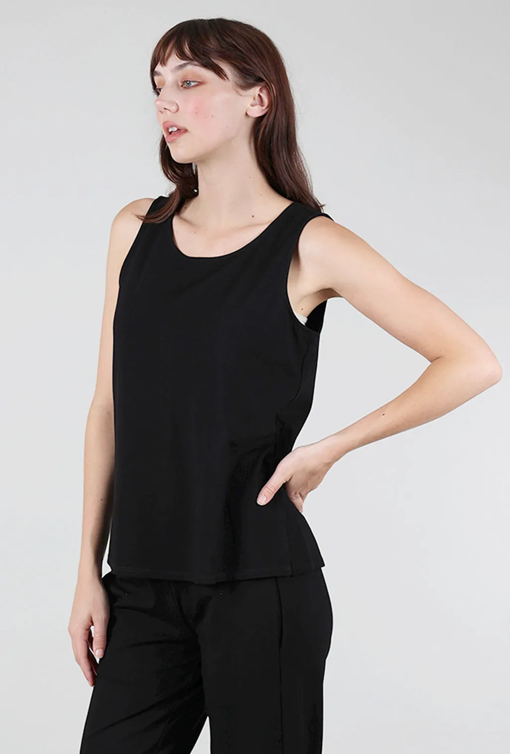 Core Travel Easy Tank, Black Eco Choice