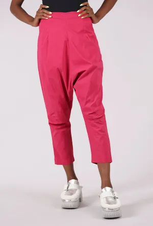 Cotton-Linen Extended Rise Trouser, Lotus Core Ease Easy Travel
