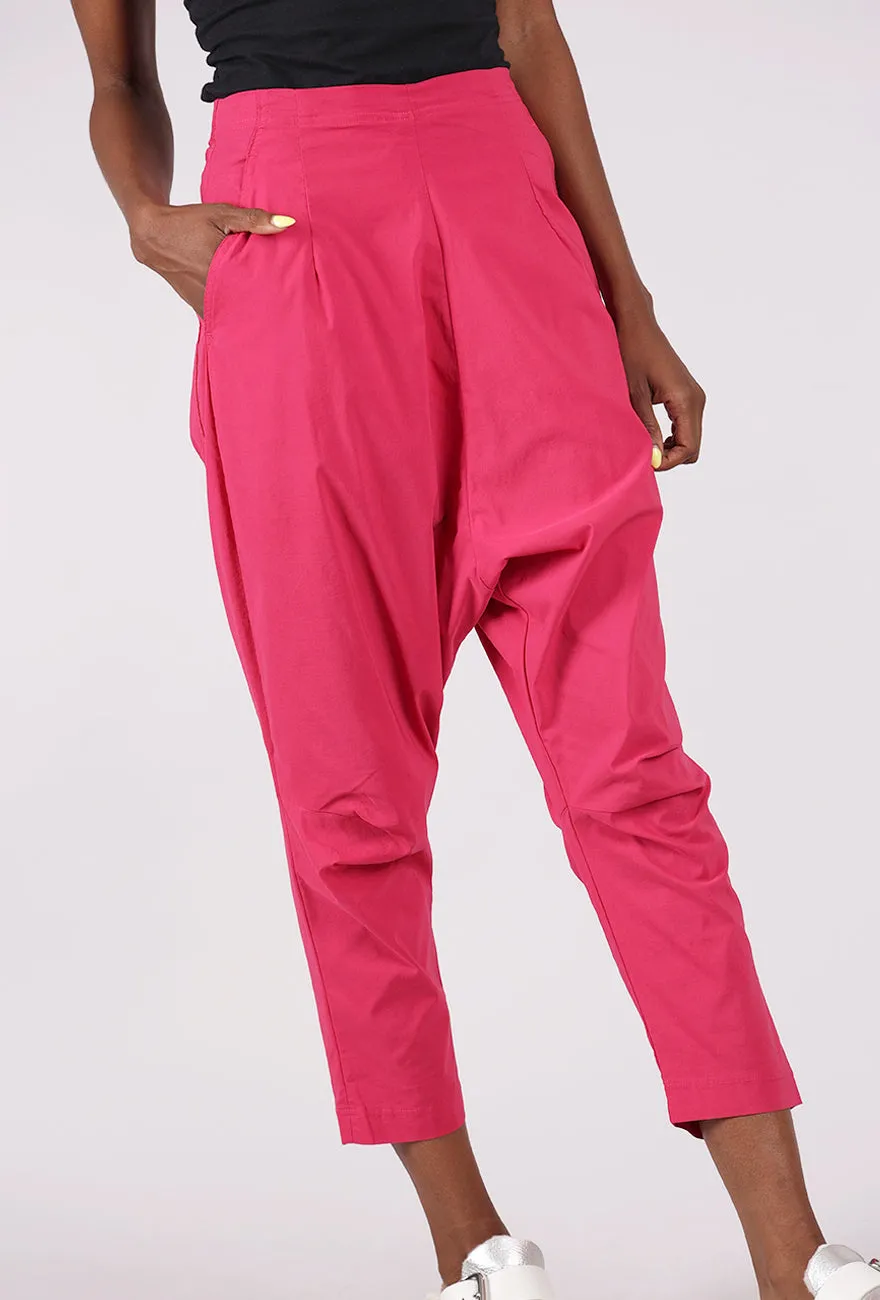 Cotton-Linen Extended Rise Trouser, Lotus Comfortable Feel