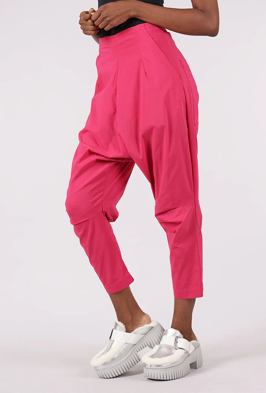 Cotton-Linen Extended Rise Trouser, Lotus Comfortable Feel