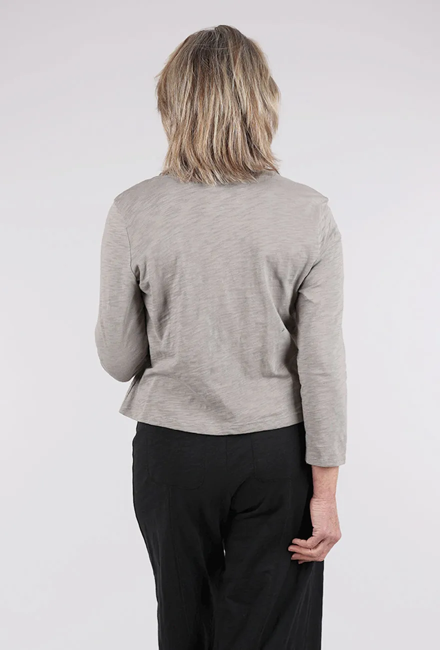 Cotton Slub Easy Jacket, Fog Comfort First