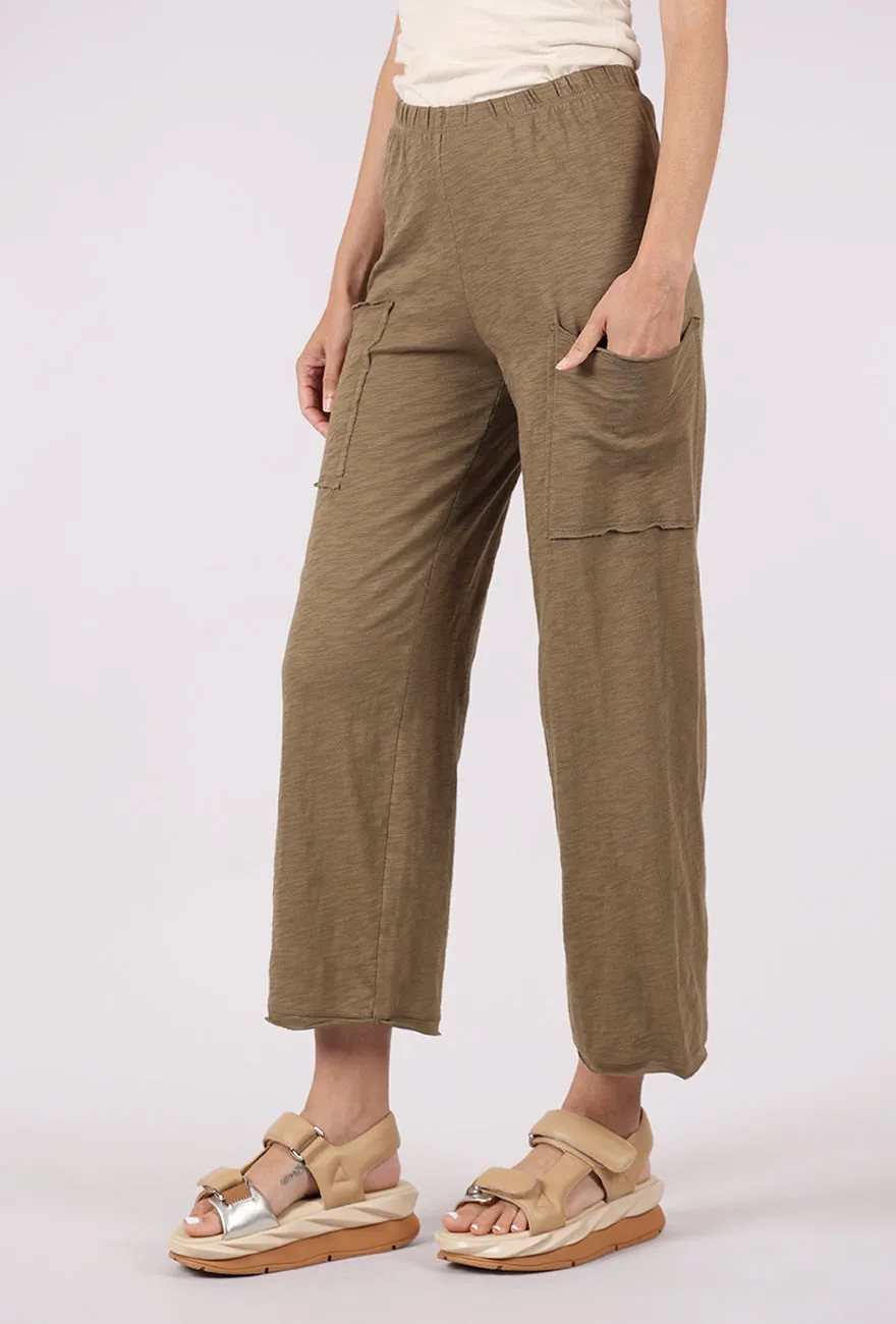 Cotton Slub Pocket Flood, Willow Fit Flexibility